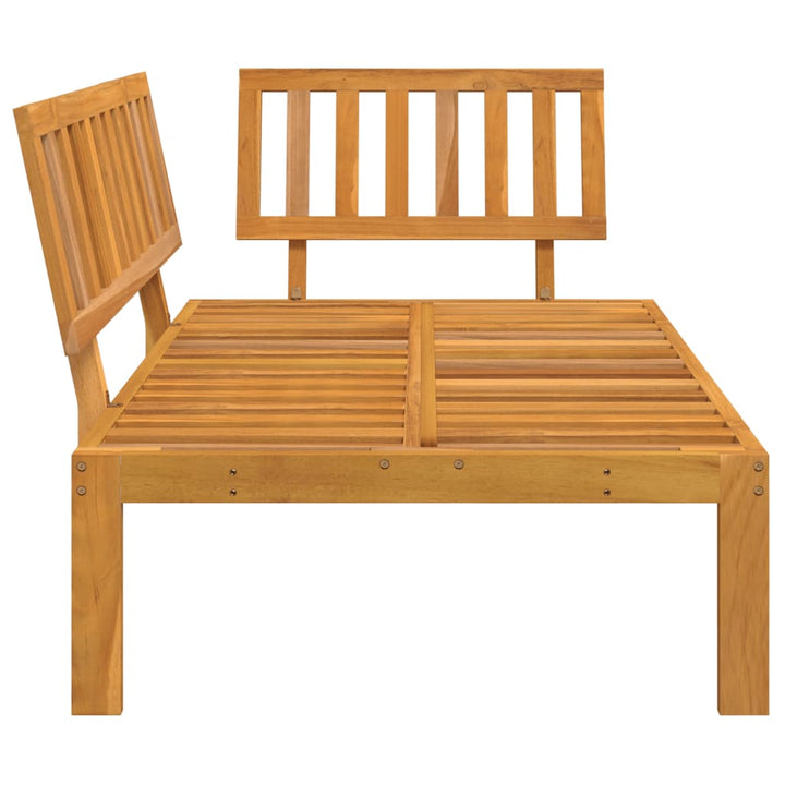hjørnemodul til pallesofa massivt akacietræ