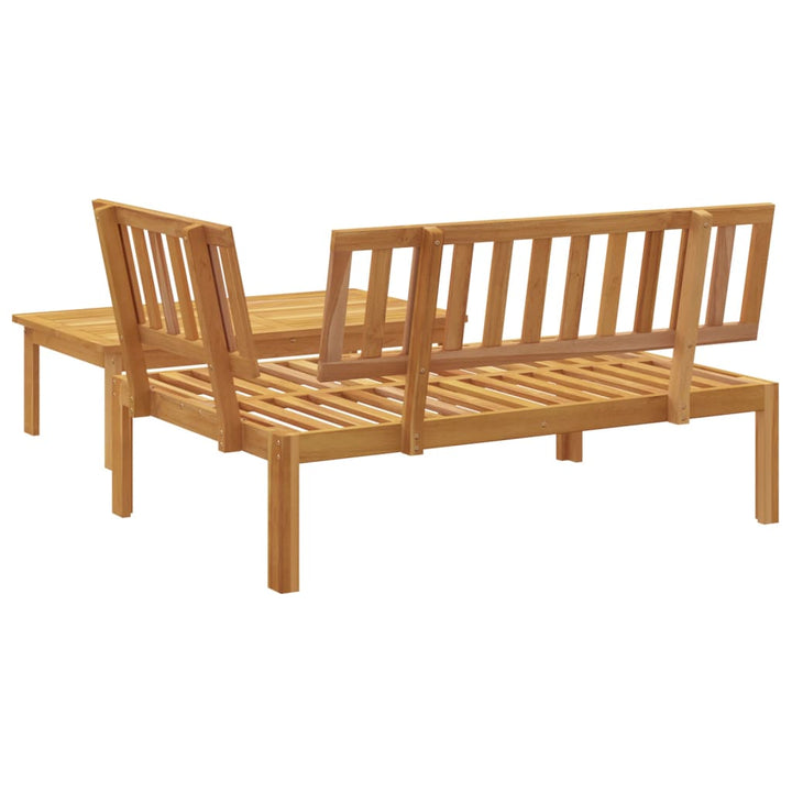 sofamoduler 2 stk. til pallesofa massivt akacietræ