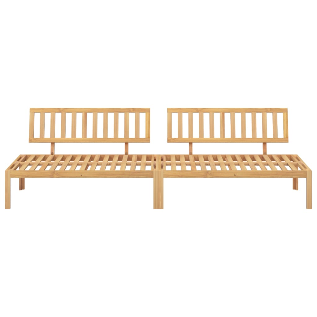 midtermoduler 2 stk. til pallesofa massivt akacietræ