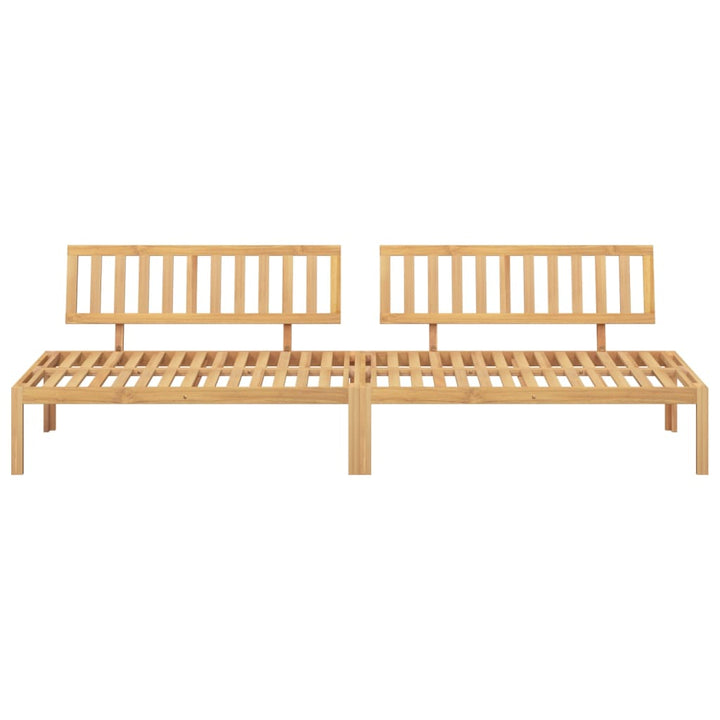 midtermoduler 2 stk. til pallesofa massivt akacietræ