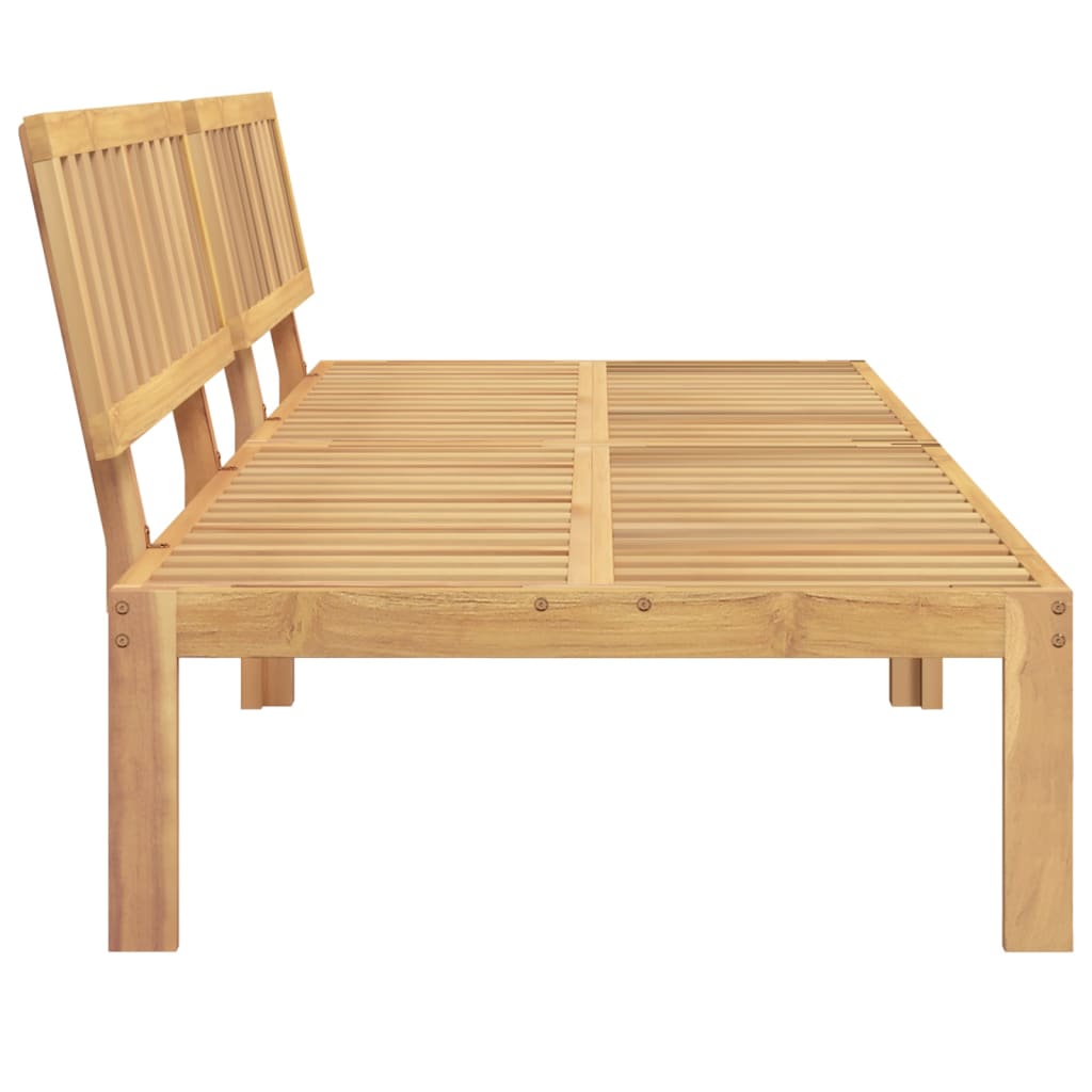 midtermoduler 2 stk. til pallesofa massivt akacietræ
