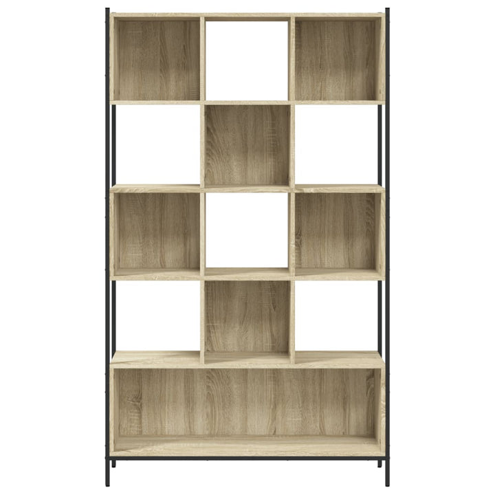 bogreol 102x28x172 cm konstrueret træ sonoma-eg