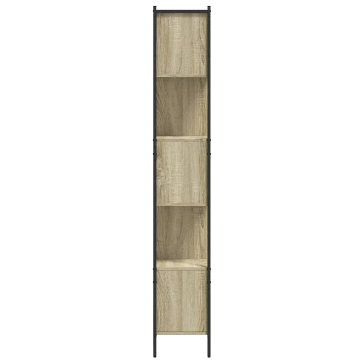 bogreol 102x28x172 cm konstrueret træ sonoma-eg