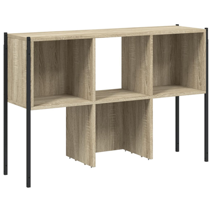 bogreol 102x28x172 cm konstrueret træ sonoma-eg