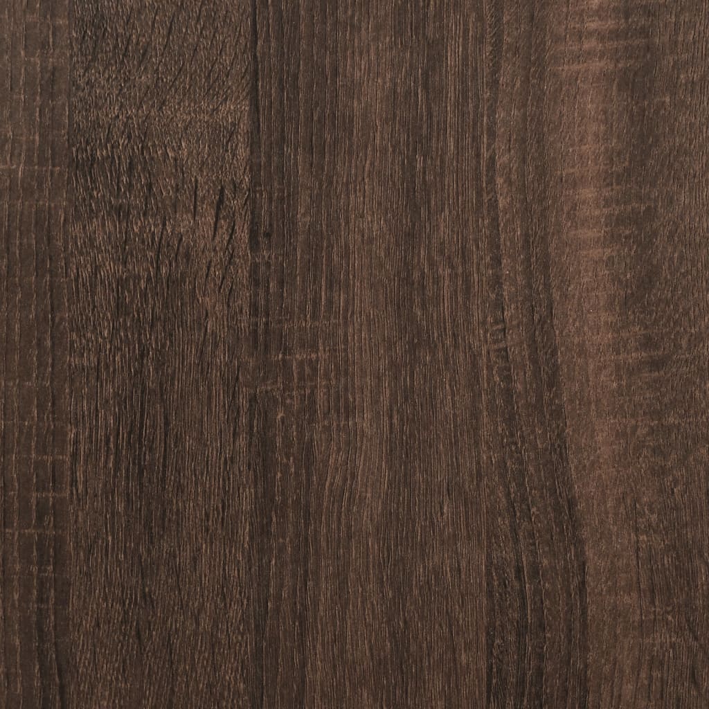 bogreol 102x28x172 cm konstrueret træ brun egetræsfarve