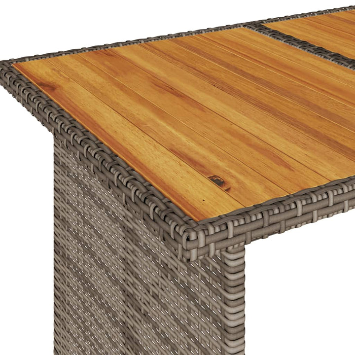 sofasæt til haven 6 dele med hynder polyrattan grå