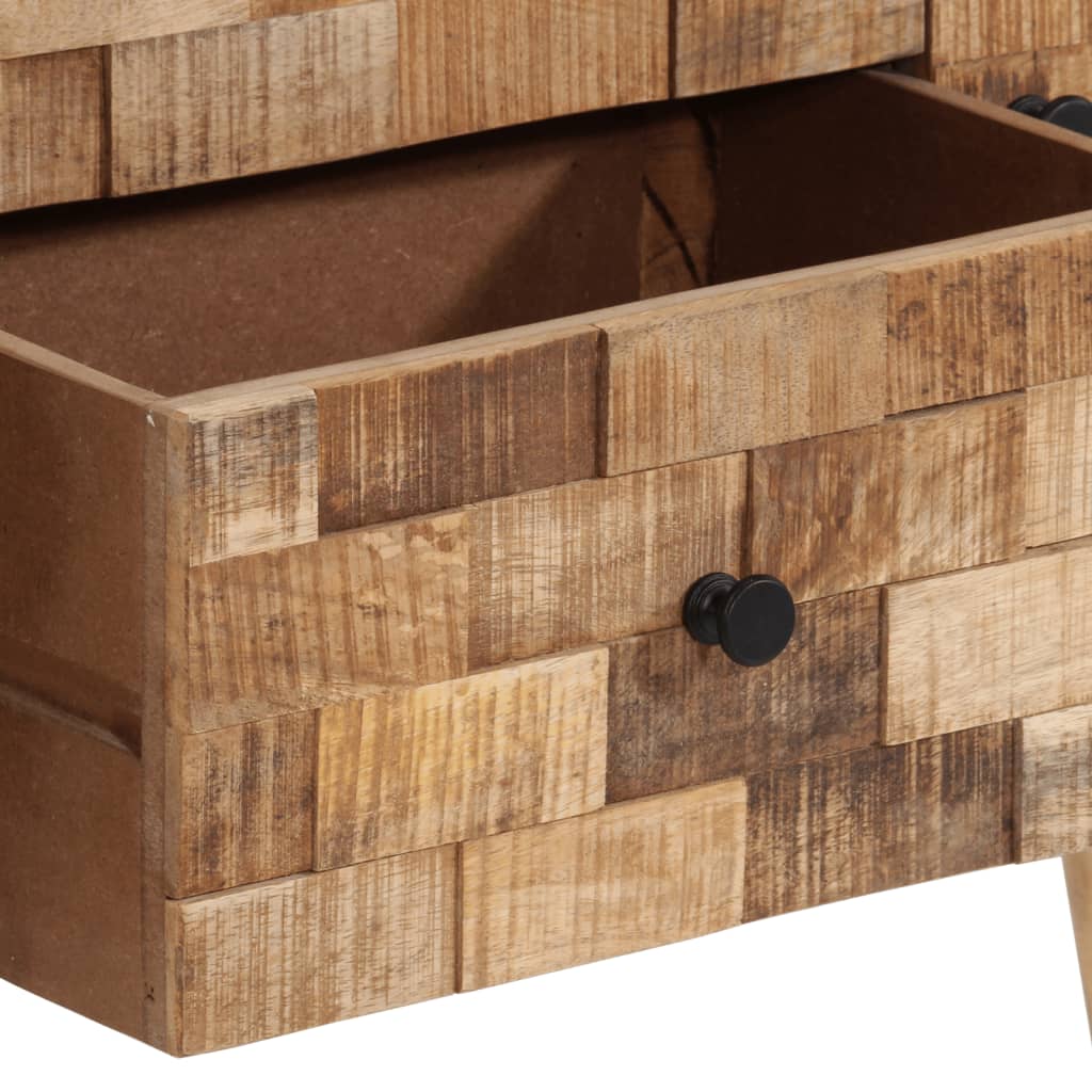 skænk 110x30x70 cm massivt mangotræ
