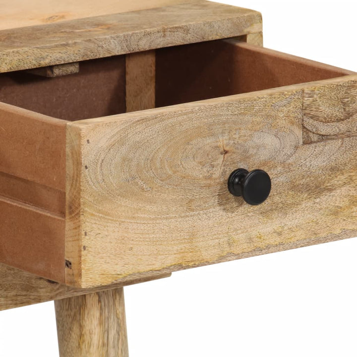 konsolbord 110x30x75 cm massivt mangotræ