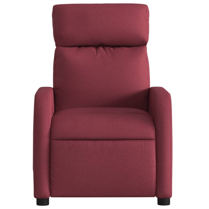 massagestol stof vinrød