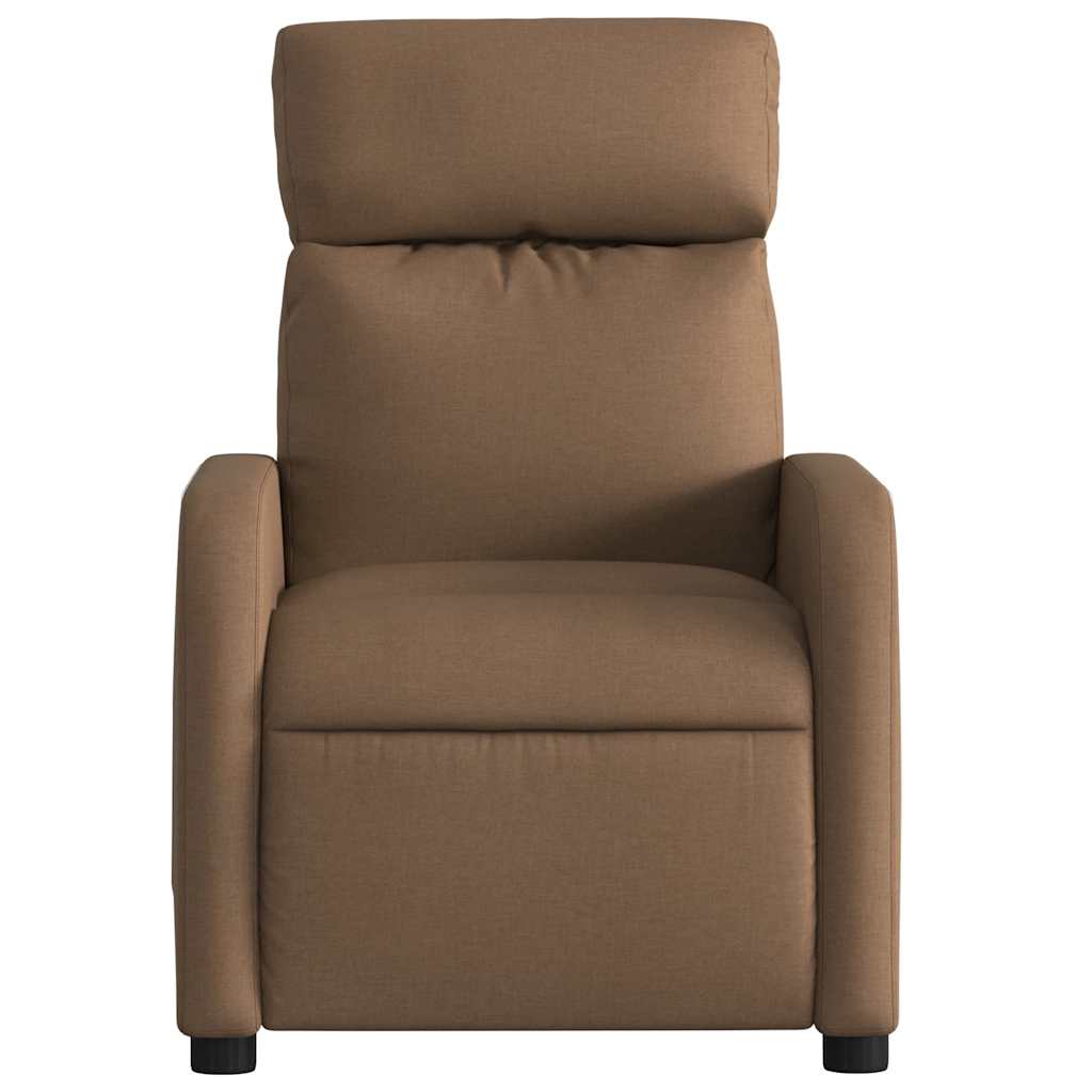 massagestol stof brun