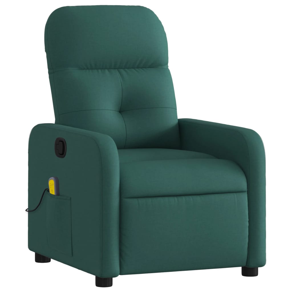 massagestol stof mørkegrøn