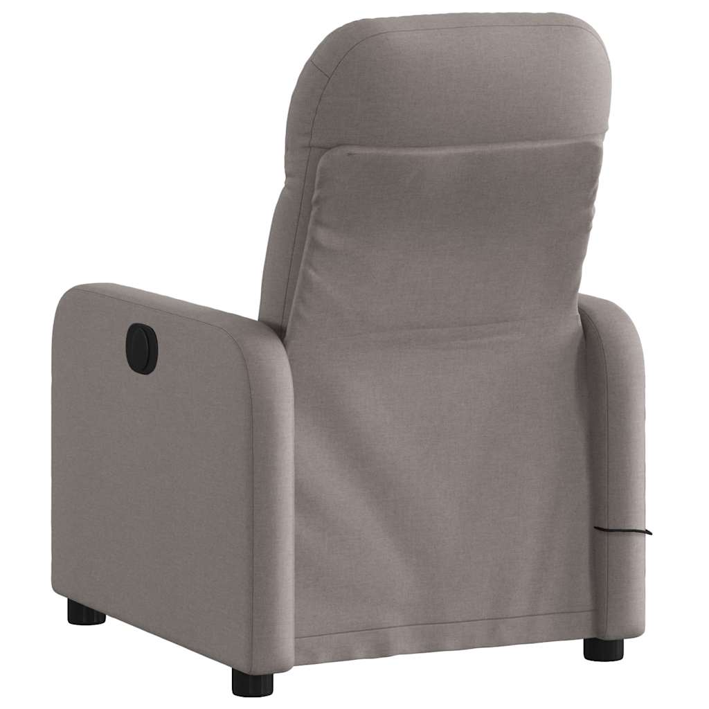 massagestol stof gråbrun