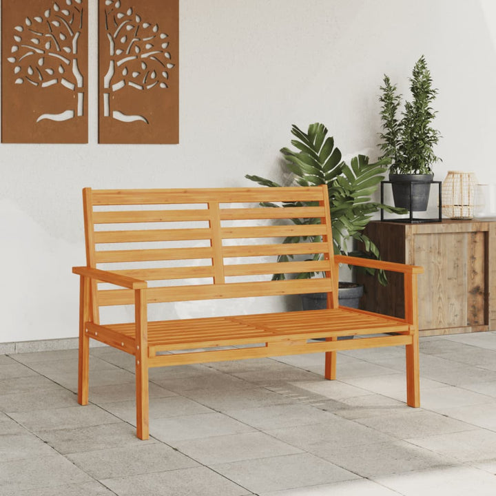 havebænk 120 cm massivt akacietræ