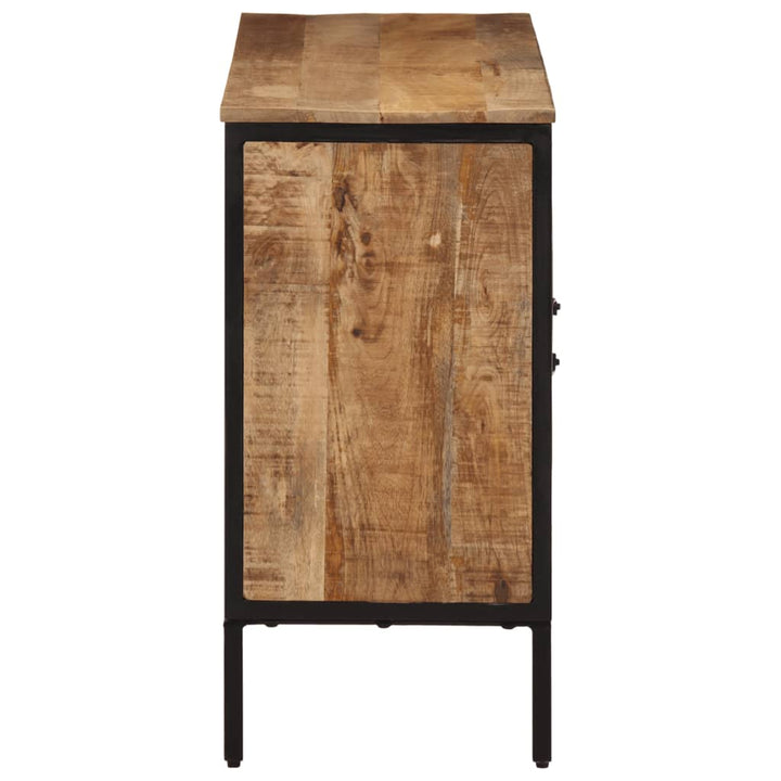 skænk 105x35x70 cm massivt ru mangotræ