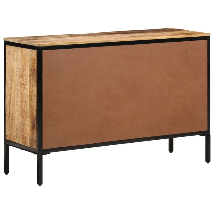 skænk 105x35x70 cm massivt ru mangotræ