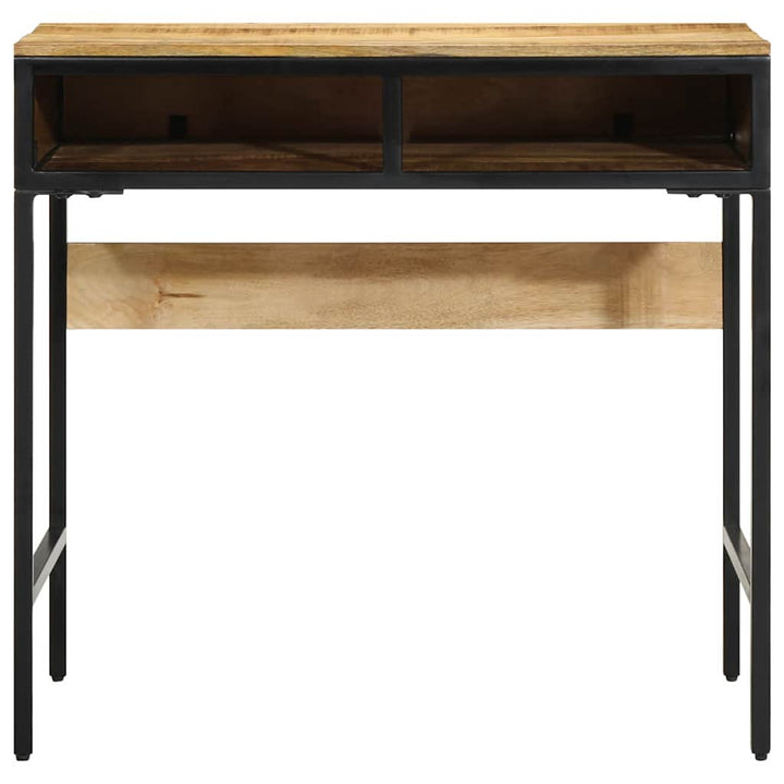 Skrivebord med hylde Brun 80 x 50 x 75 cm Massivt mangotræ
