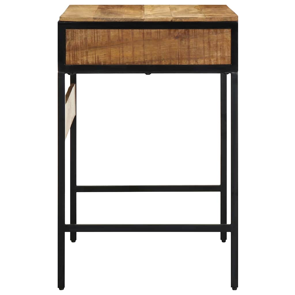 Skrivebord med hylde Brun 80 x 50 x 75 cm Massivt mangotræ