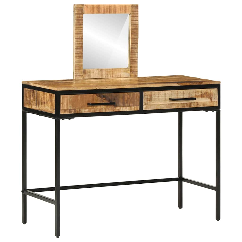 Klædeskab med skuffe Brun 100 x 40 x 120 cm Massivt mangotræ