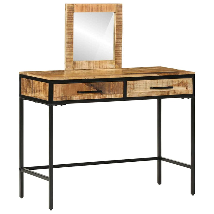 Klædeskab med skuffe Brun 100 x 40 x 120 cm Massivt mangotræ