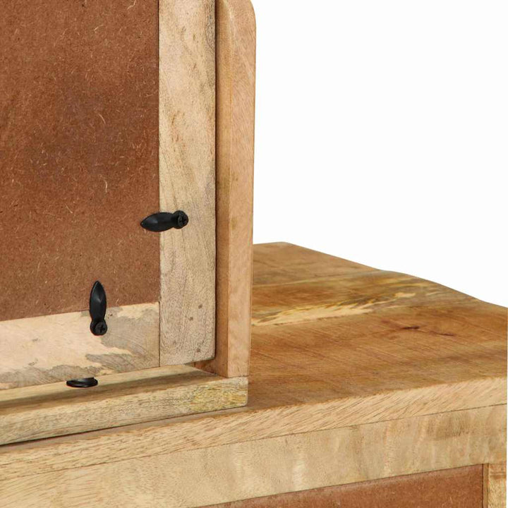 Klædeskab med skuffe Brun 100 x 40 x 120 cm Massivt mangotræ