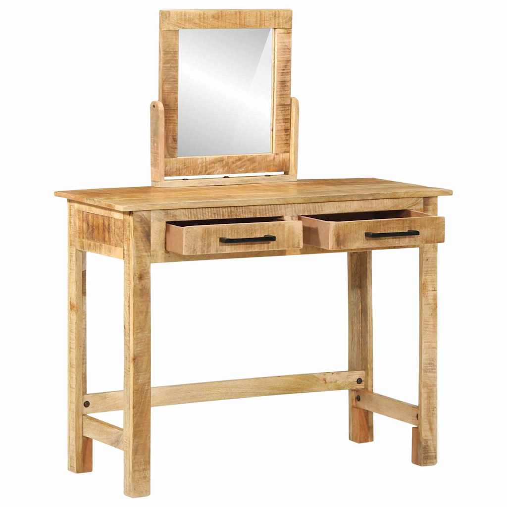 Klædeskab med skuffe Brun 100 x 40 x 120 cm Massivt mangotræ