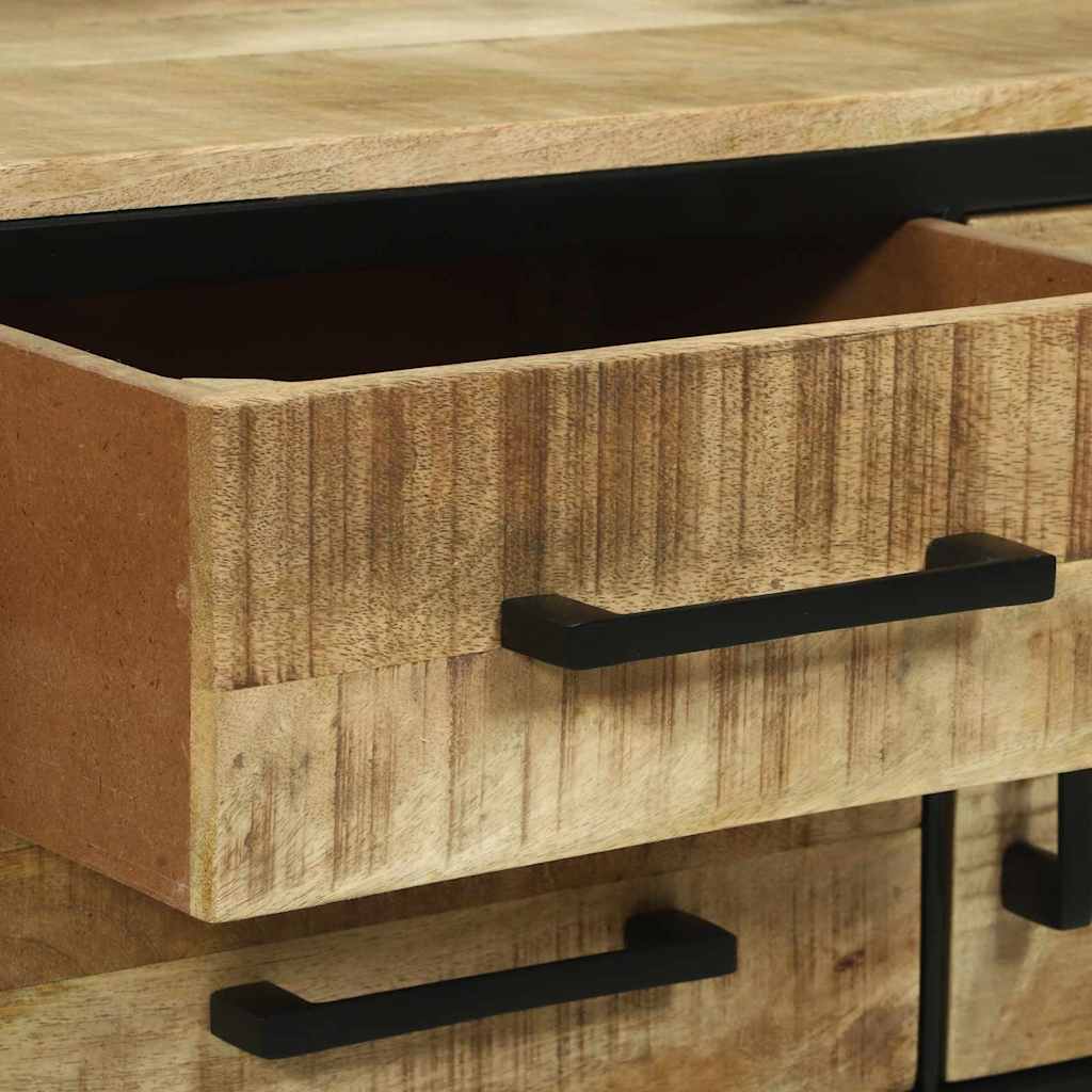 Konsolbord med skuffe Brun 100 x 35 x 70 cm Massivt mangotræ
