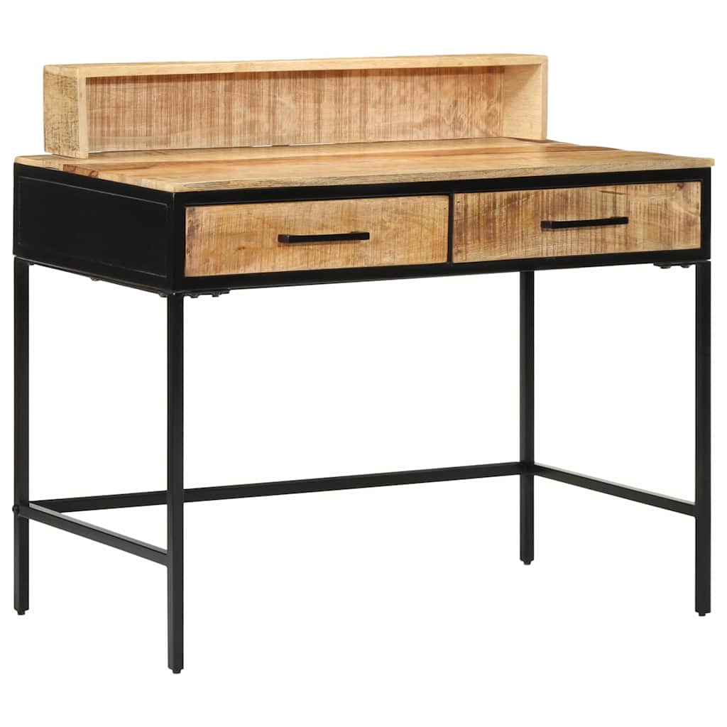 Konsolbord med skuffe Brun 100 x 55 x 75 cm Massivt mangotræ