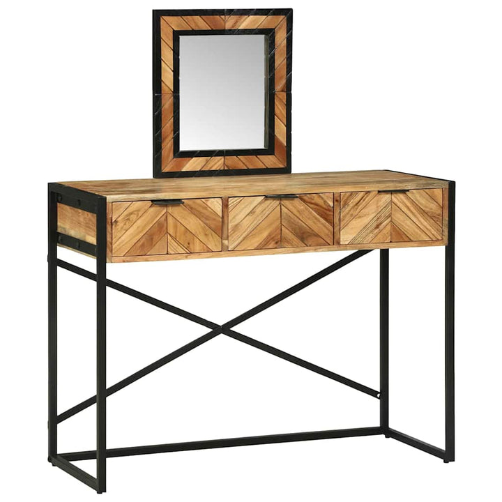 Klædeskab med skuffe Brun 100 x 40 x 120 cm Massivt akacietræ