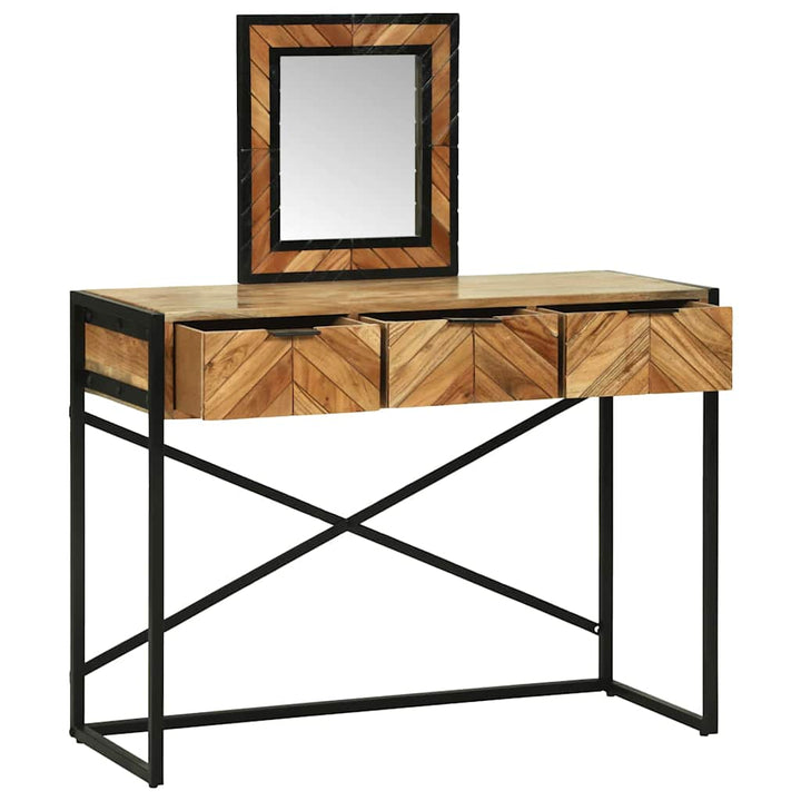 Klædeskab med skuffe Brun 100 x 40 x 120 cm Massivt akacietræ