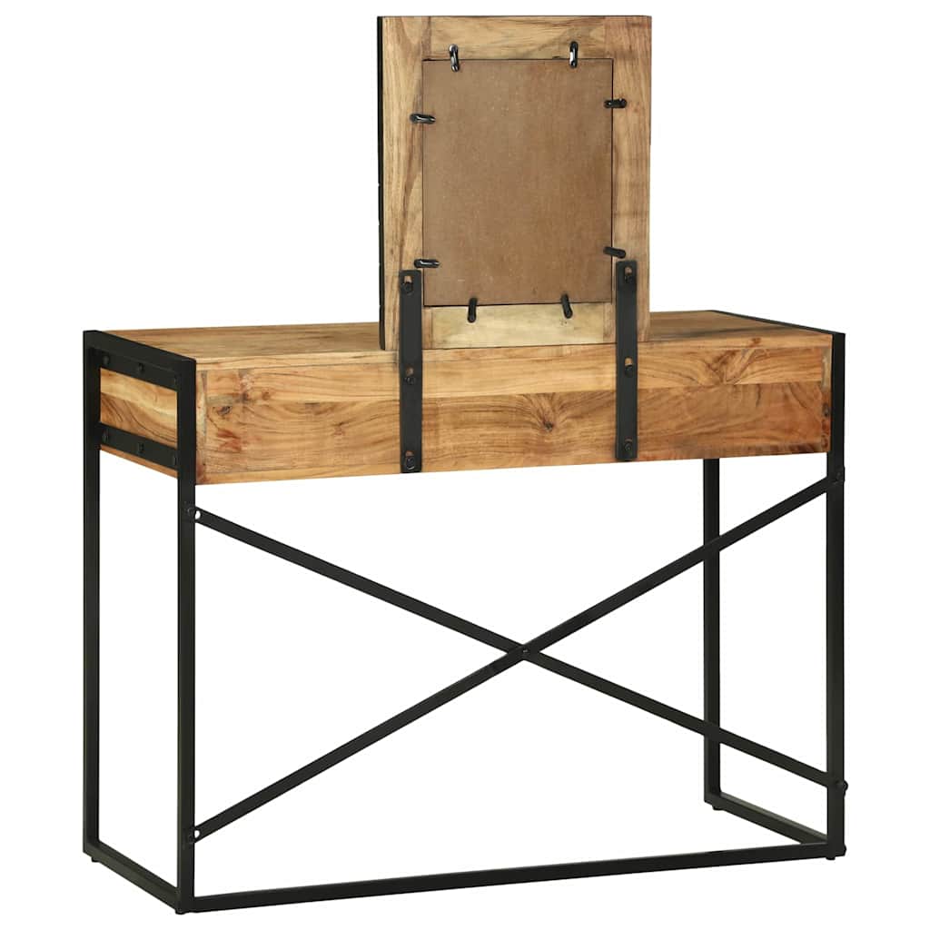 Klædeskab med skuffe Brun 100 x 40 x 120 cm Massivt akacietræ