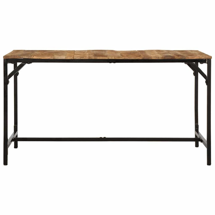 spisebord 140x70x75 cm massivt ru mangotræ