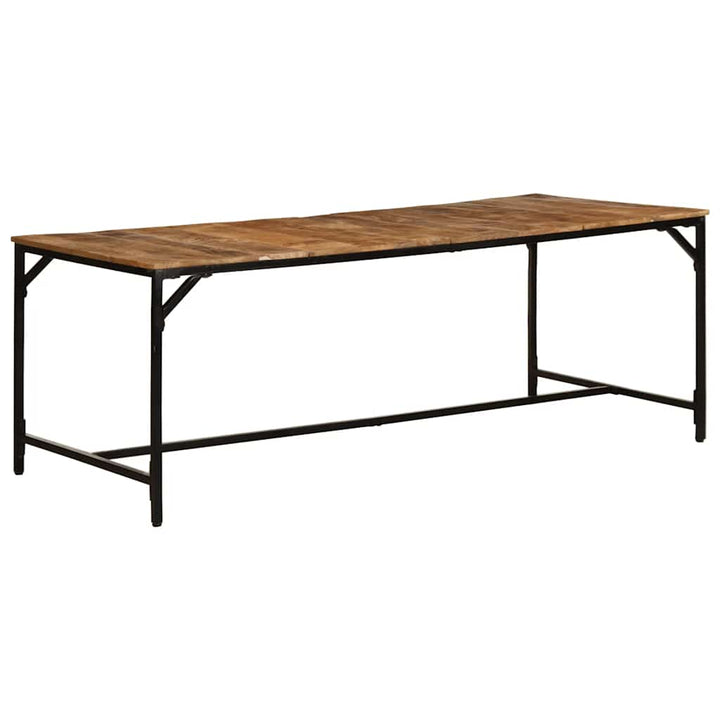 spisebord 200x100x75 cm massivt ru mangotræ