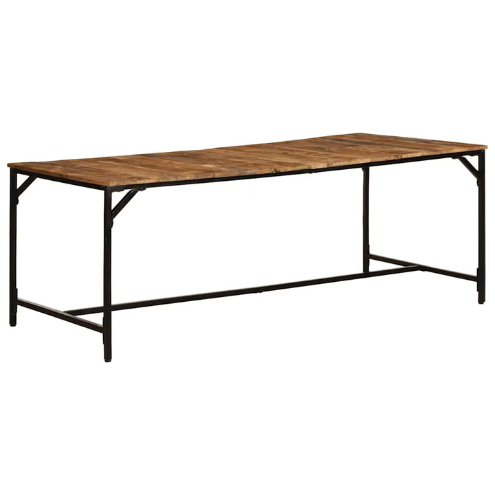 spisebord 200x100x75 cm massivt ru mangotræ