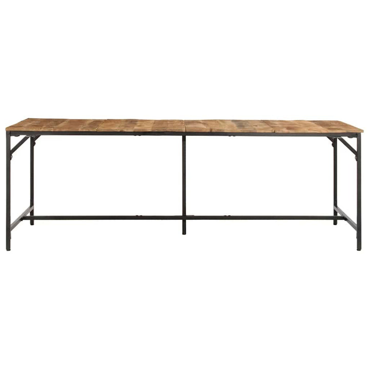 spisebord 220x90x75 cm massivt ru mangotræ