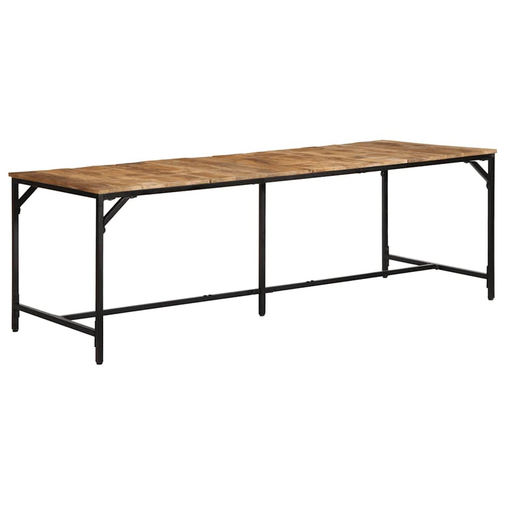 spisebord 220x90x75 cm massivt ru mangotræ
