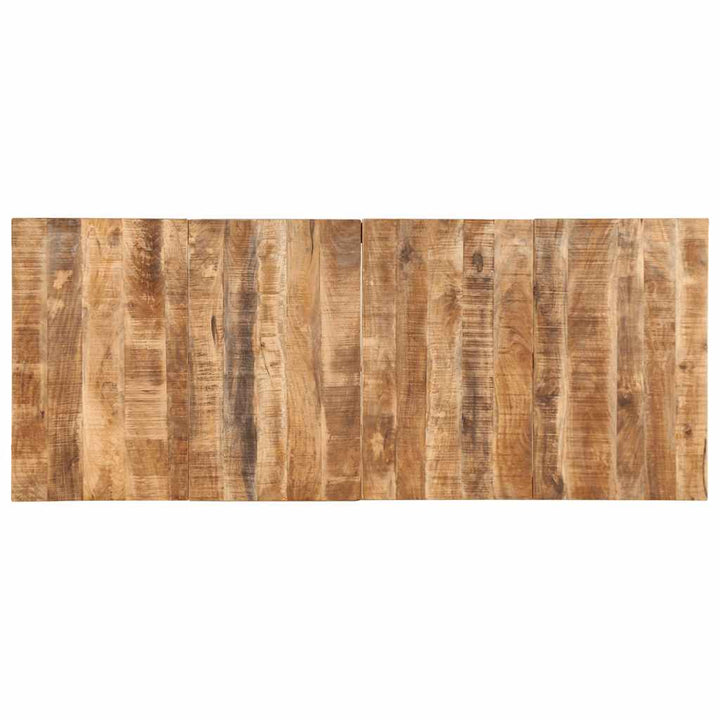spisebord 220x90x75 cm massivt ru mangotræ