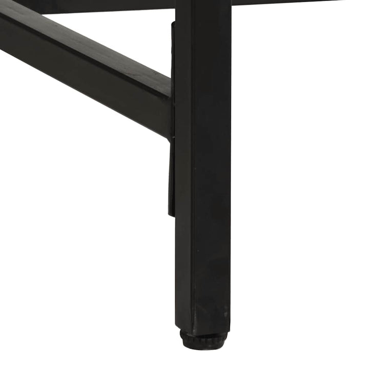 spisebord 220x90x75 cm massivt ru mangotræ