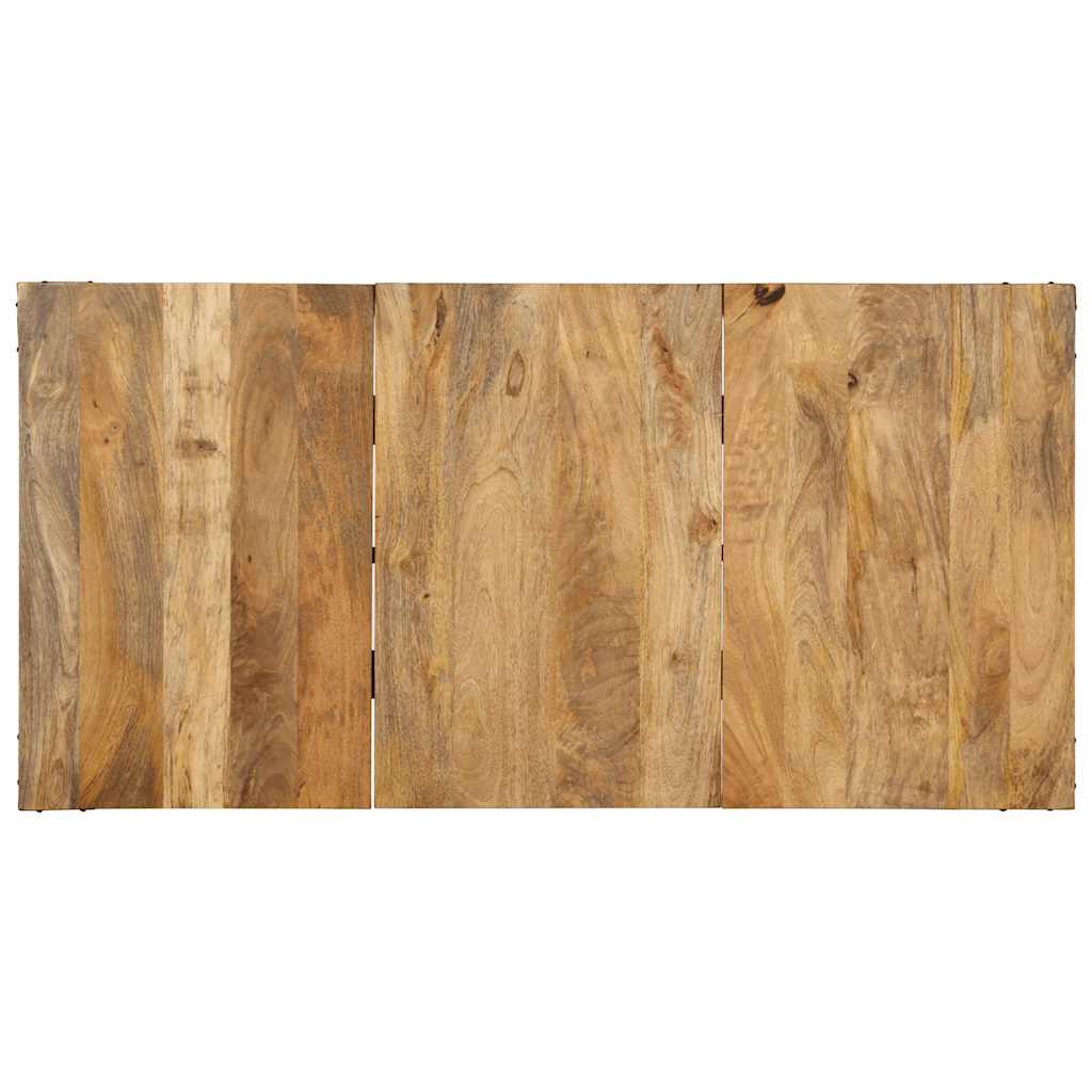 spisebord 140x70x75 cm massivt mangotræ