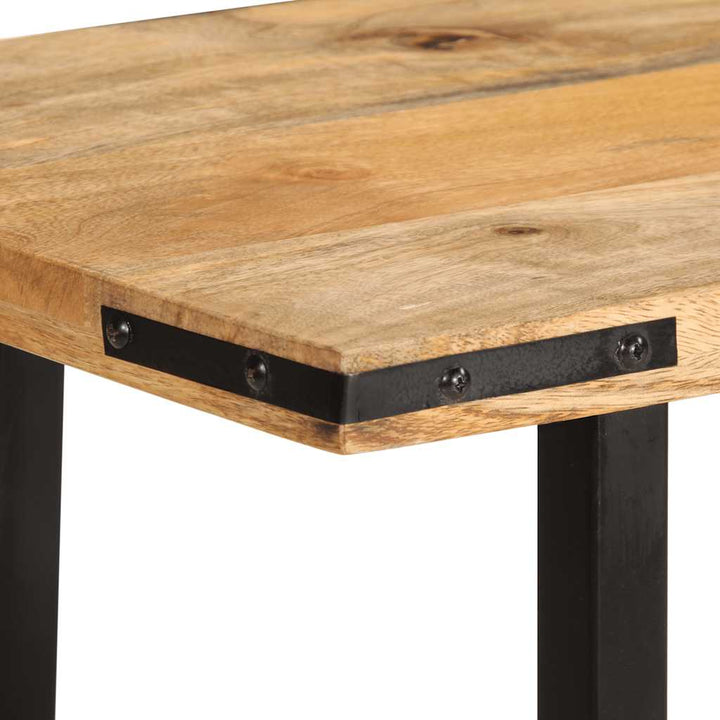 konsolbord 140x35x70 cm massivt mangotræ