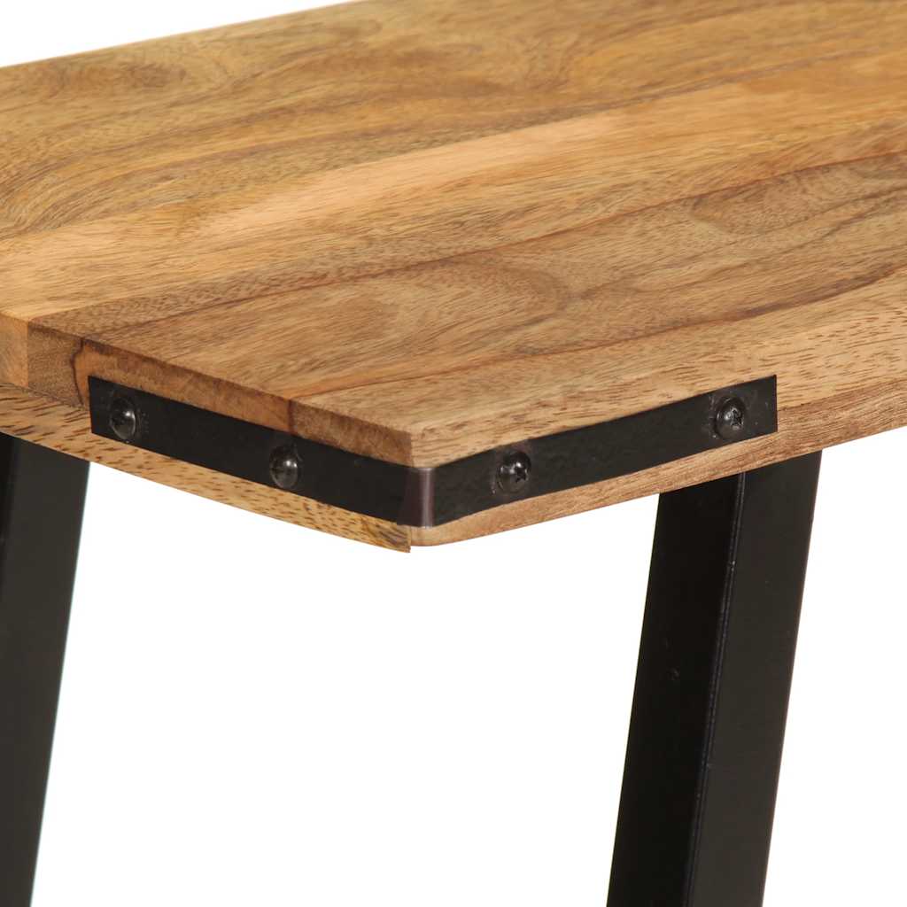 konsolbord 110x30x75 cm massivt mangotræ