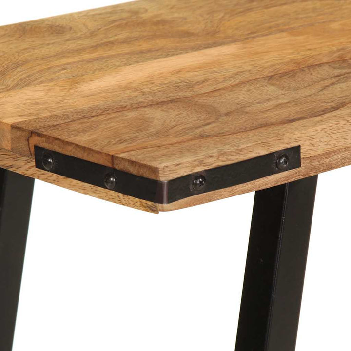 konsolbord 110x30x75 cm massivt mangotræ