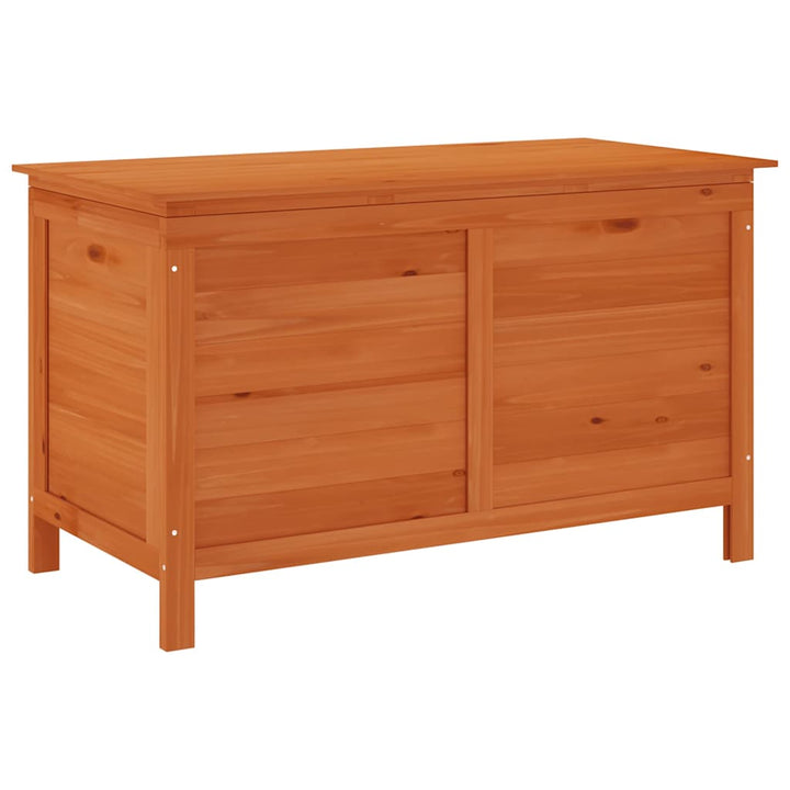 opbevaringsboks til haven 99x49,5x58,5 cm massivt grantræ