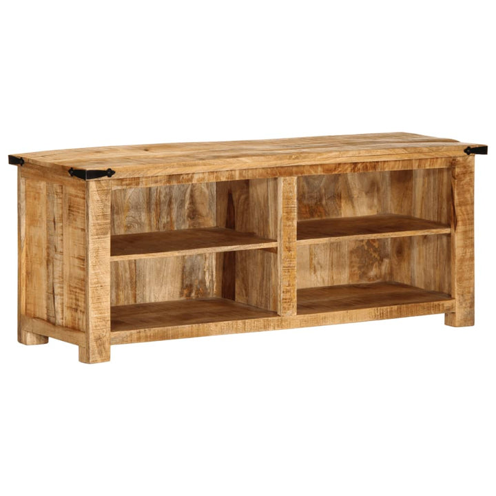 tv-bord 110x35x40 cm massivt ru mangotræ