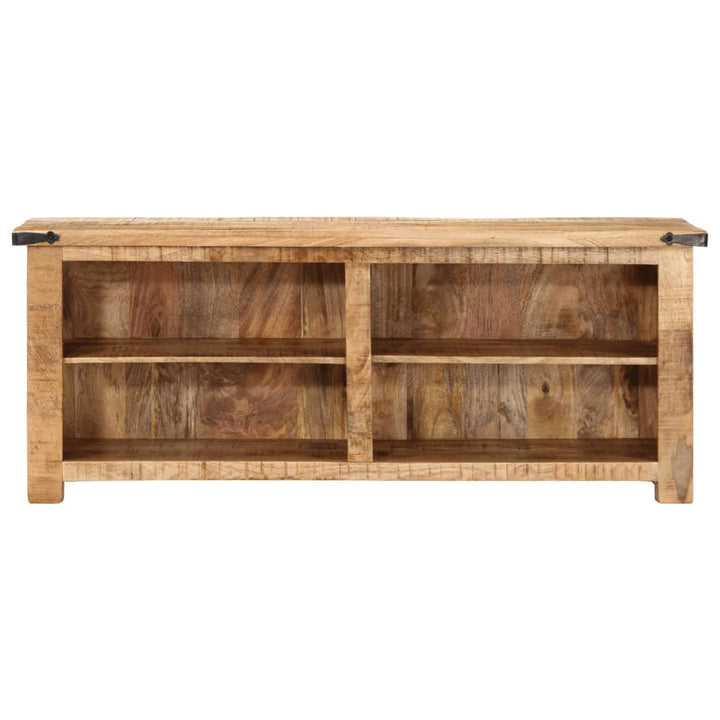 tv-bord 110x35x40 cm massivt ru mangotræ