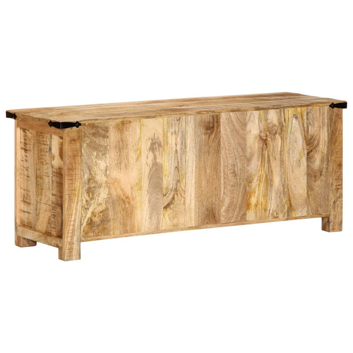 tv-bord 110x35x40 cm massivt ru mangotræ