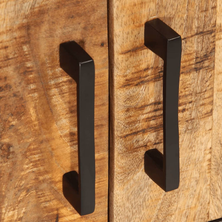 tv-bord 110x35x40 cm massivt ru mangotræ