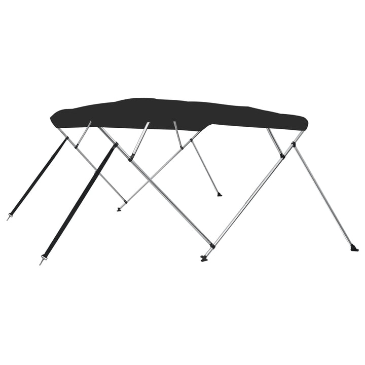 biminitop med 4 buer 243x180x137 cm sort