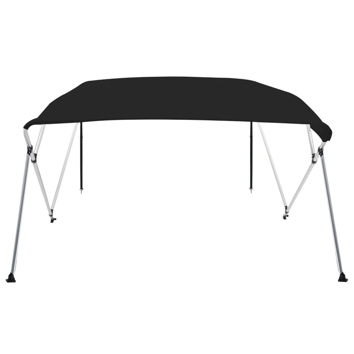 biminitop med 4 buer 243x180x137 cm sort