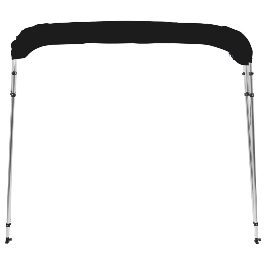 biminitop med 4 buer 243x180x137 cm sort