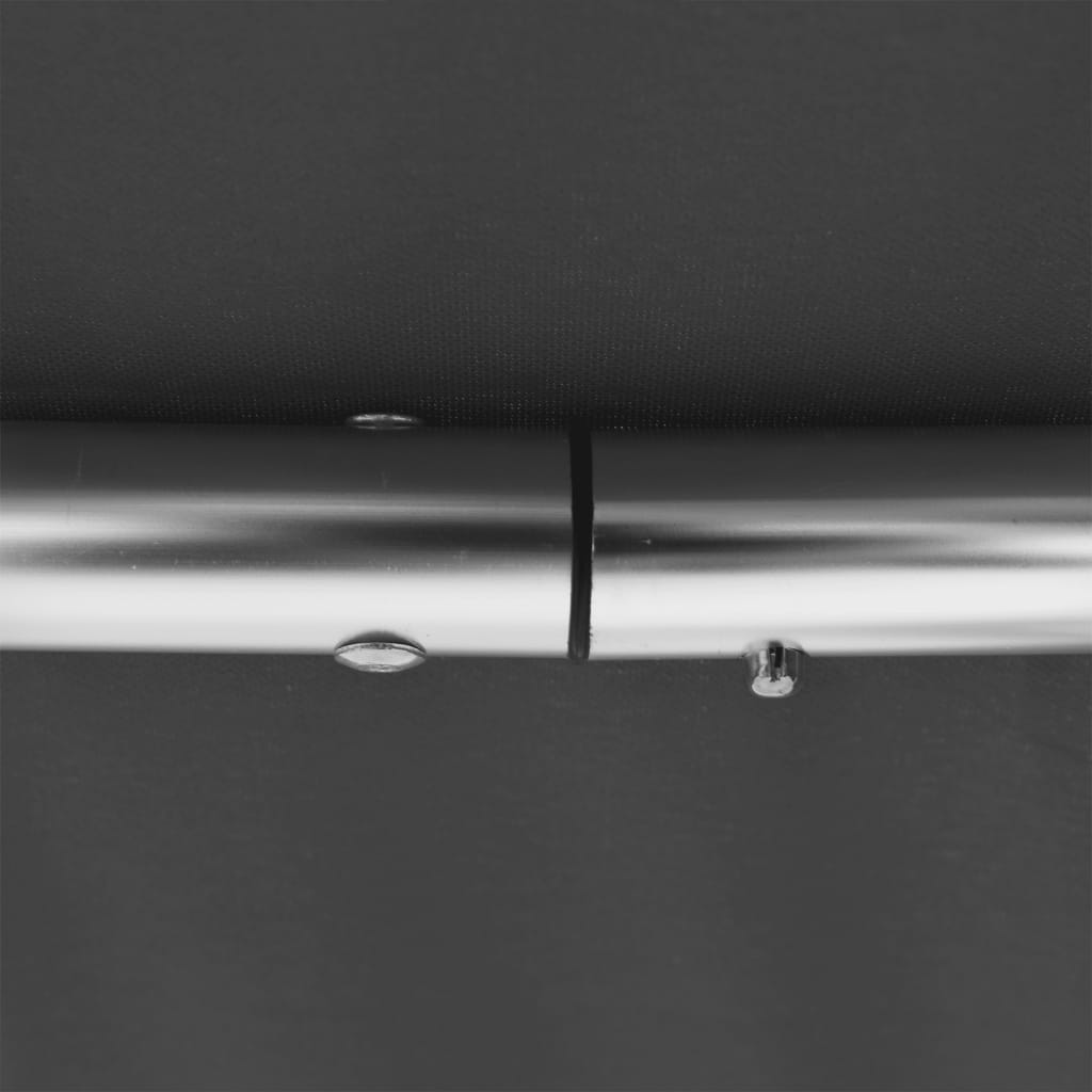 biminitop med 4 buer 243x180x137 cm sort